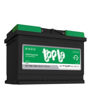 Topla AGM Stop&Go 75 Ah  TAG75
